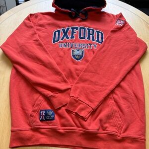 Oxford Orange University Pullover Hoodie